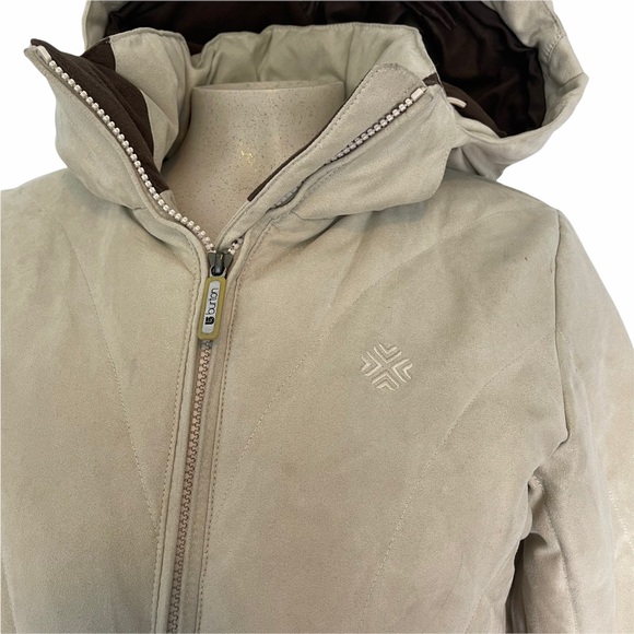 BURTON Suede Ski/Snow Winter Jacket Down Filled S - Picture 2 of 11